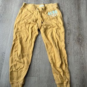 women’s mustard sweatpants